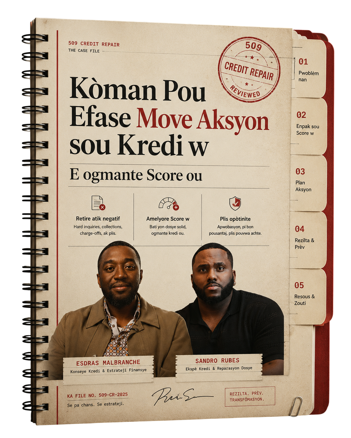 Kòman Efase Move Aksyon sou Kredi w — kouvèti liv la